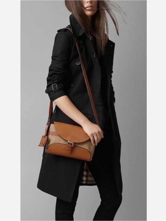 Burberry Handbags - Auth Burberry Henham Canvas Check Crossbody Bag